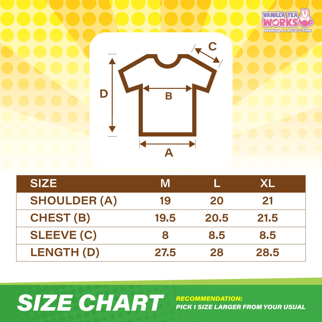 Tazuna Shirt Size